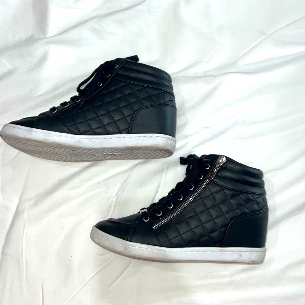 By Guess Black High Top Sneakers